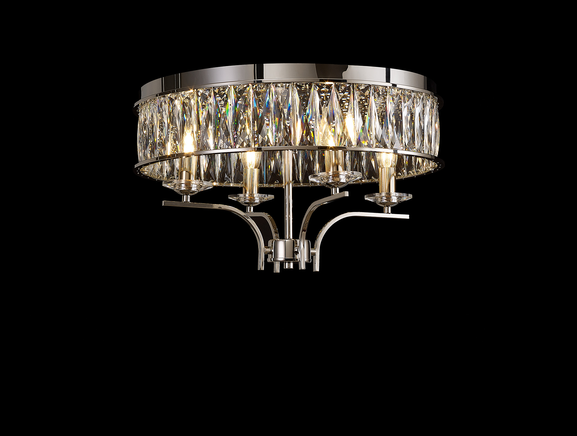 IL31829  Vivienne Crystal Ceiling 4 Light